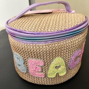 Miss Gwen's OMG Beach Round Glam Bag Train Case
